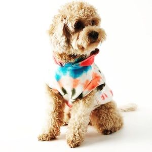 Anthropologie Multicolor Tie Dye Doggie Sweatshirt